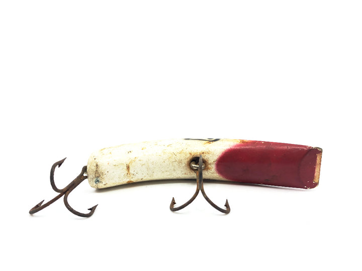 Kautzky Wooden Musky Lazy Ike Red White Color