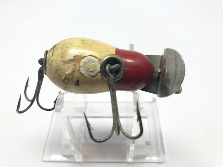 Creek Chub 6400 Tiny Tim Red White Black Stripe on Back