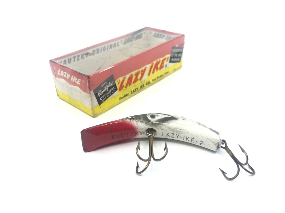 Vintage Kautzky Wooden Lazy Ike 2 Red and White Color In KL-28 BR-SC Box