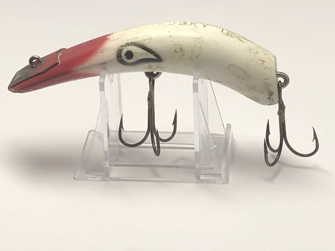 Wooden Kautzky Musky Ike by Lazy Ike Red and White