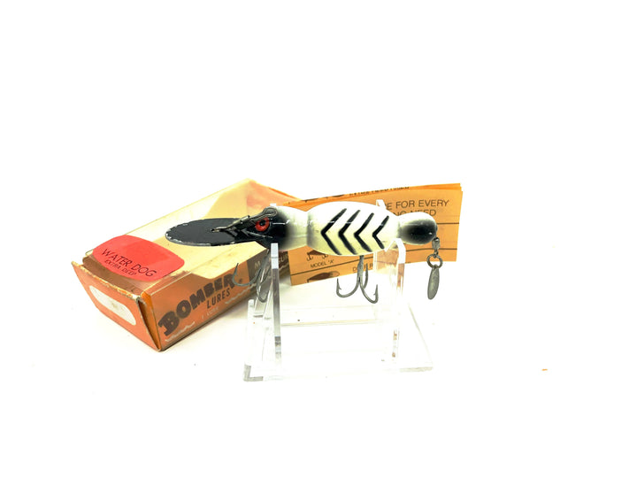 Bomber Water Dog 1506 White/Black Ribs Color with 1502 Box