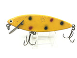 Vintage Hellraiser Psycho Path Musky Lure 6" Yellow Dots Color