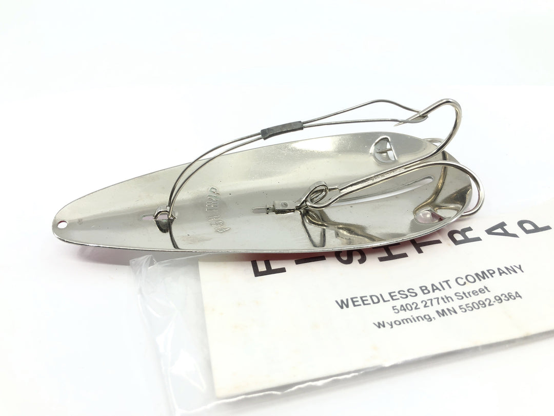 Musky Sized FishTrap Red and White Weedless Bait Company