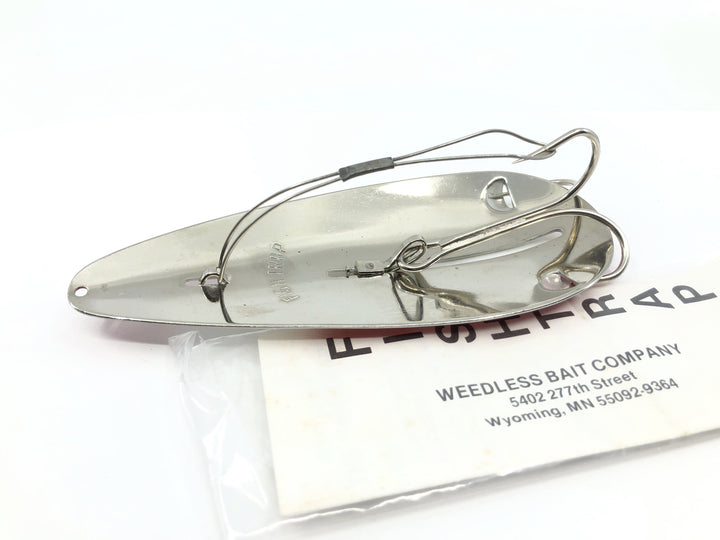 Musky Sized FishTrap Red and White Weedless Bait Company