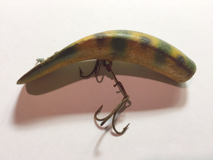 Helin Flatfish S7 Yellow Frog Spot Lure