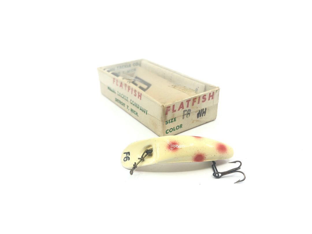 Helin Flatfish F6 NH in Strawberry Color White with Red Spots with Box and Paperwork