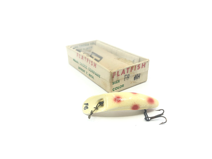 Helin Flatfish F6 WH in Strawberry Color White with Red Spots with Box and Paperwork