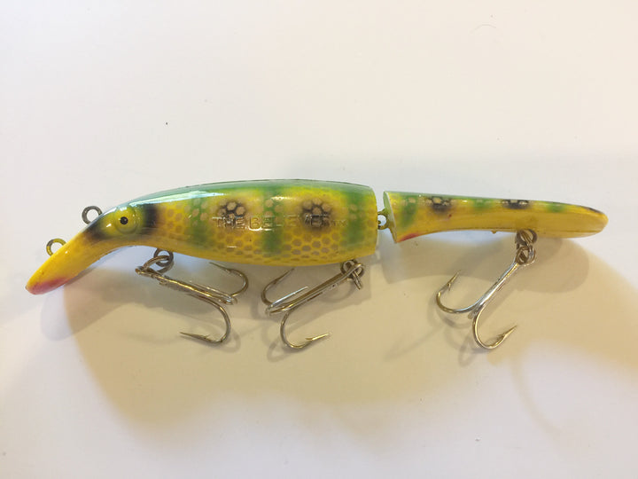 Drifter Tackle The Believer 8" Jointed Musky Lure Yellow Perch Pattern