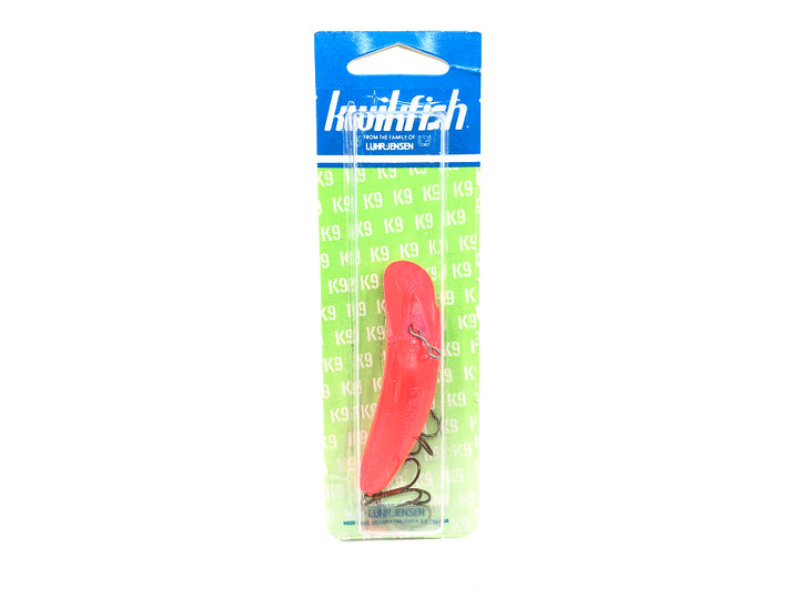 Kwikfish K9 Color 913 Flo Red Fire (RF) New on Card Old Stock