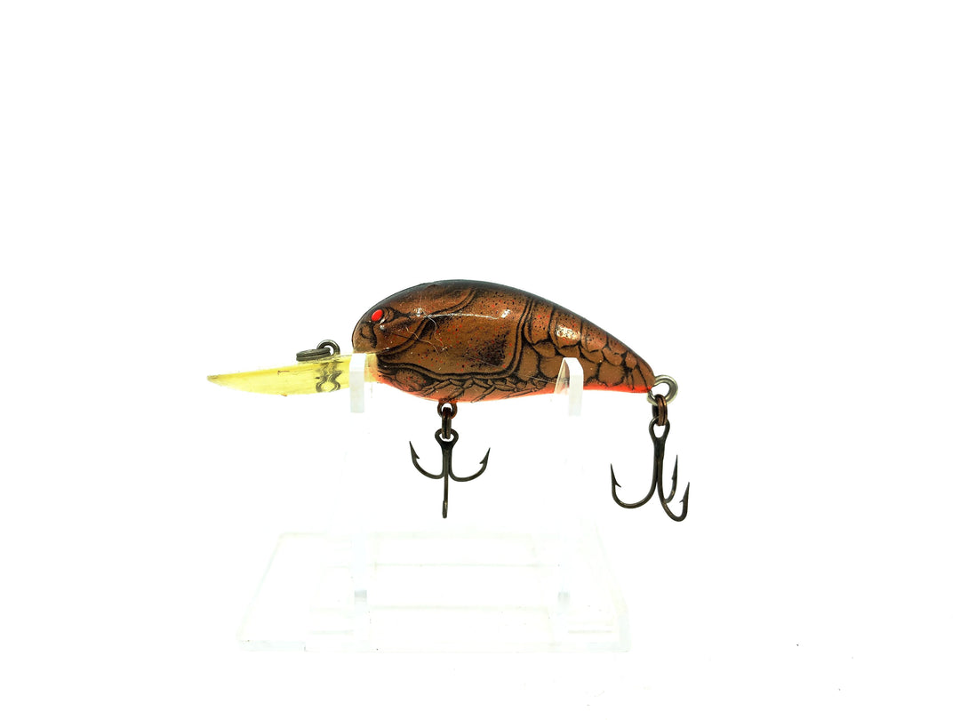 Bomber Model A 6A XC4 Dark Brown Crawdad/Orange Belly Color Screwtail