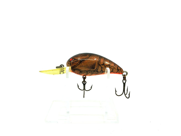 Bomber Model A 6A XC4 Dark Brown Crawdad/Orange Belly Color Screwtail