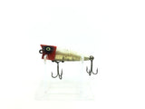 Heddon Tiny Chugger RH White Red Color
