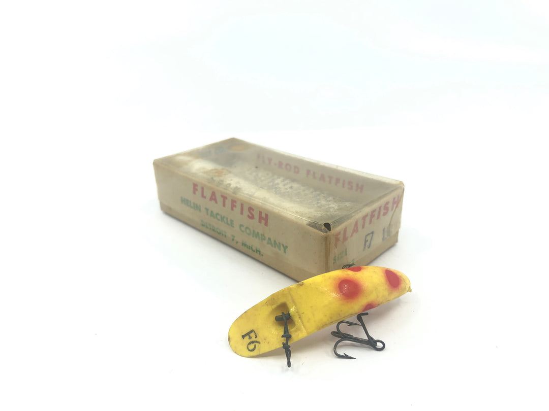 Helin Flatfish F7 Yellow with Red Spots with F7 LO Box and Paperwork