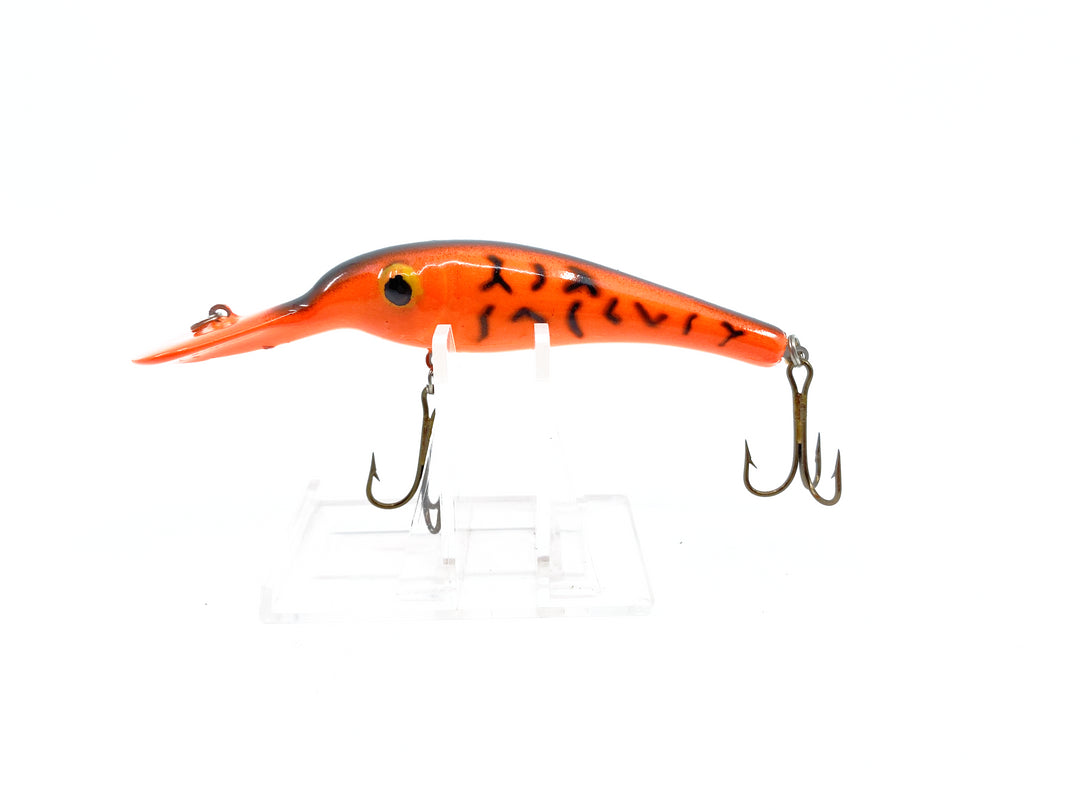 Lindy Shadling Baitfish Fluorescent Red Black Back Color.