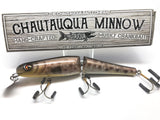 Jointed Chautauqua 8" Minnow Musky Lure Special Order Color "HD Bullhead"