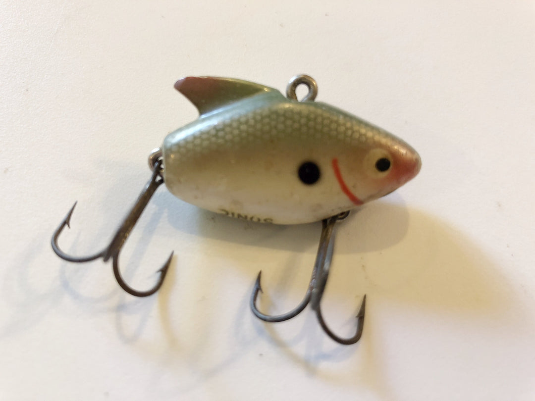 Heddon Sonic Red Gray and White Color