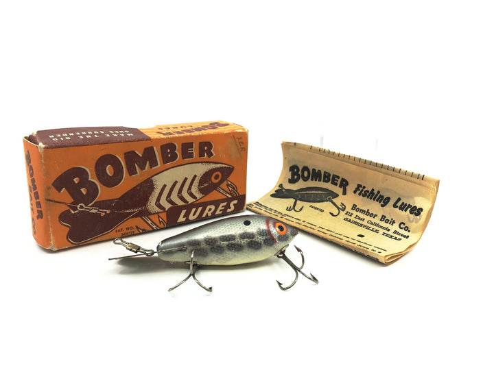 Vintage Wooden Bomber 503 Grey Scale Color with Older Two Piece Box