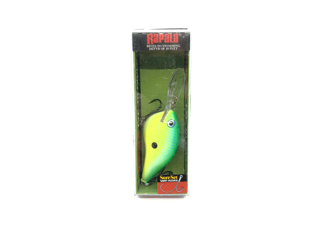 Rapala Dives-To 10 DTSS-10 GFC Green Fluorescent Chartreuse Rare Color New in Box Old Stock