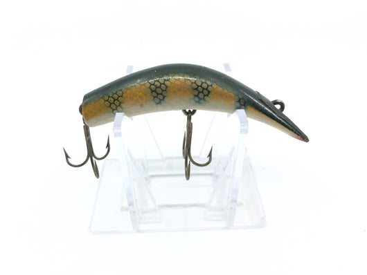 Kautzky Wooden Lazy Ike 3 in Perch Color Nice Vintage Lure