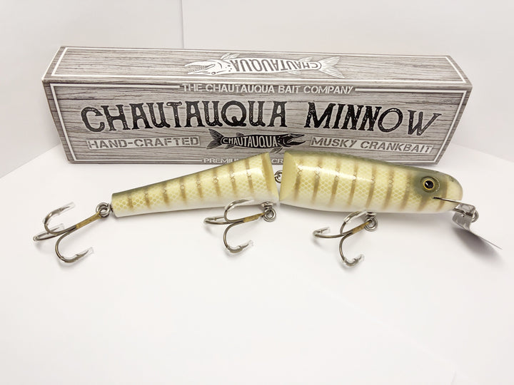 Jointed Chautauqua 8" Minnow Musky Lure Special Order Color "Sand Pike"