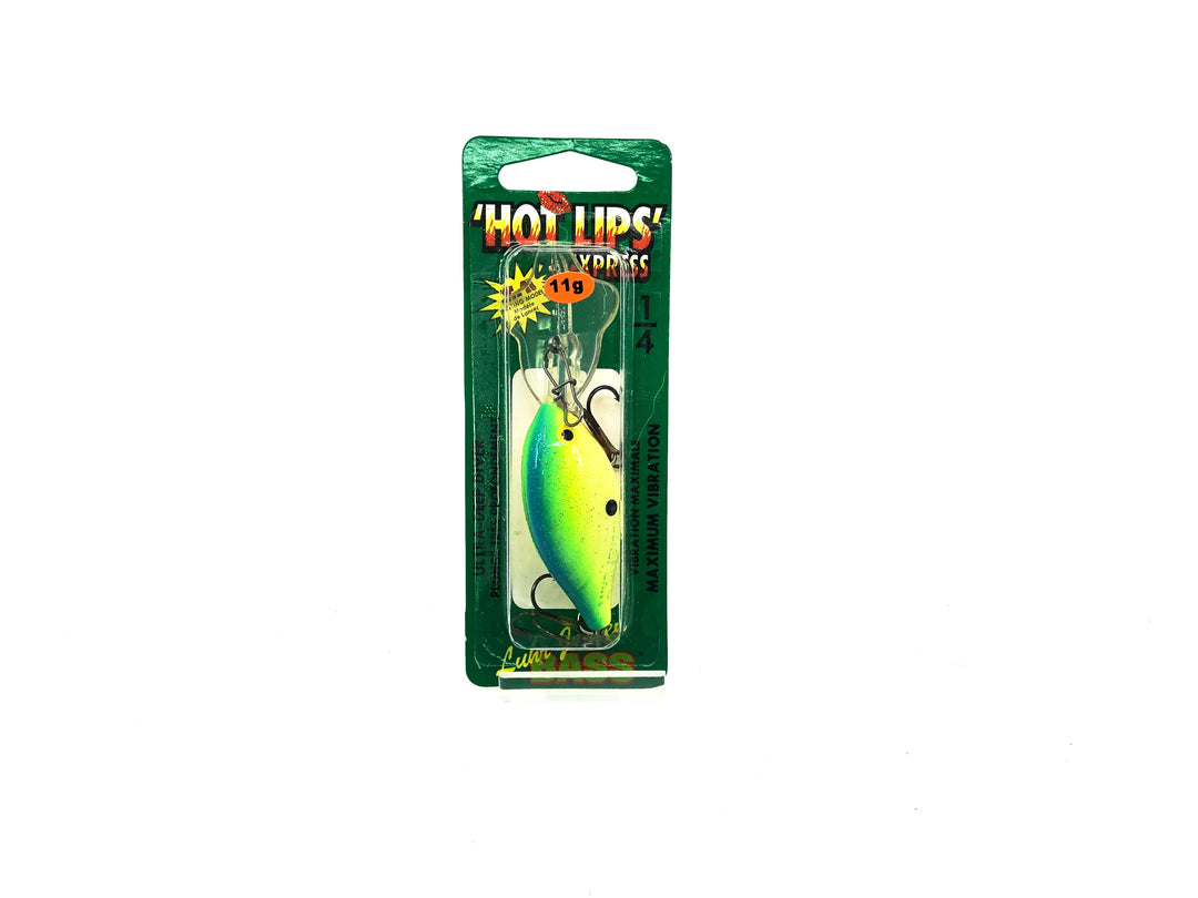 Luhr-Jensen Baby Hot Lips, Lemonade Color New on Card