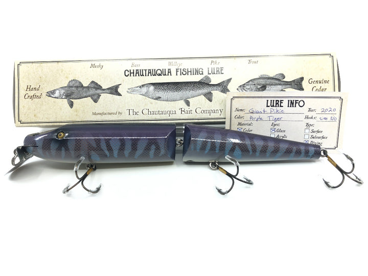 Chautauqua 10" Giant Pikie in Purple Tiger 2020 Color