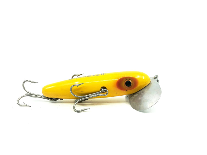 Arbogast 3-Hook Musky Jitterbug, Yellow