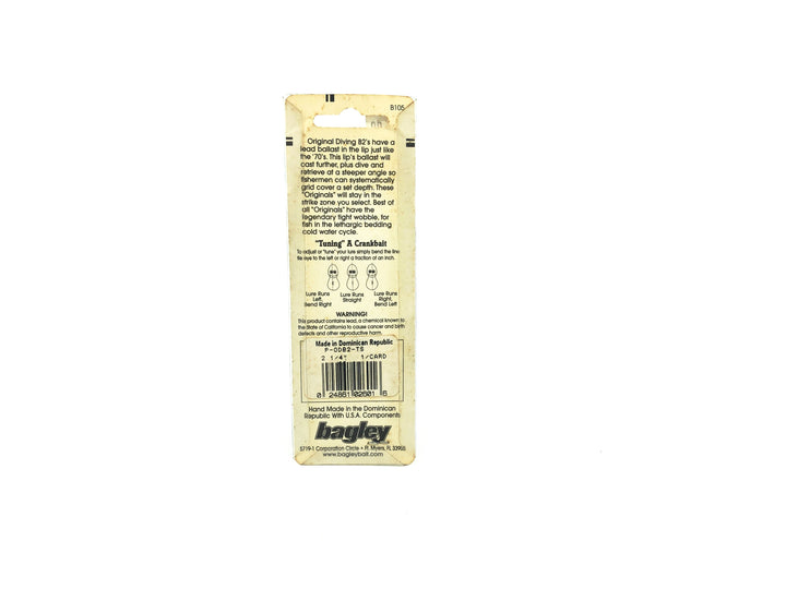 Bagley Diving Balsa B2 DB2-TS Tennessee Shad Color, New on Card
