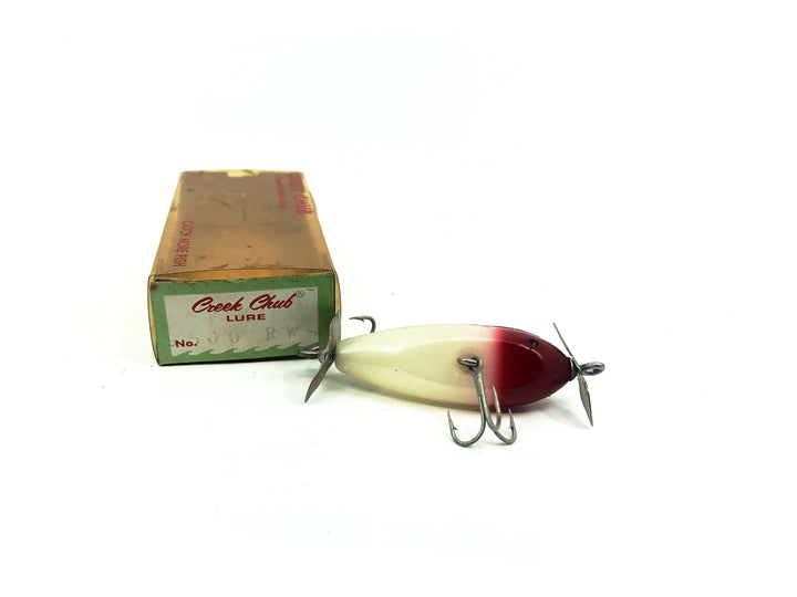 Vintage Creek Chub 9500 Spinning Injured Minnow Red Head 9502 with Box
