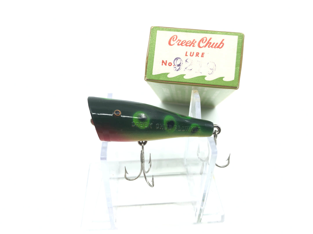 Creek Chub Spinning Plunker 9219 Frog Color New in Box Old Stock