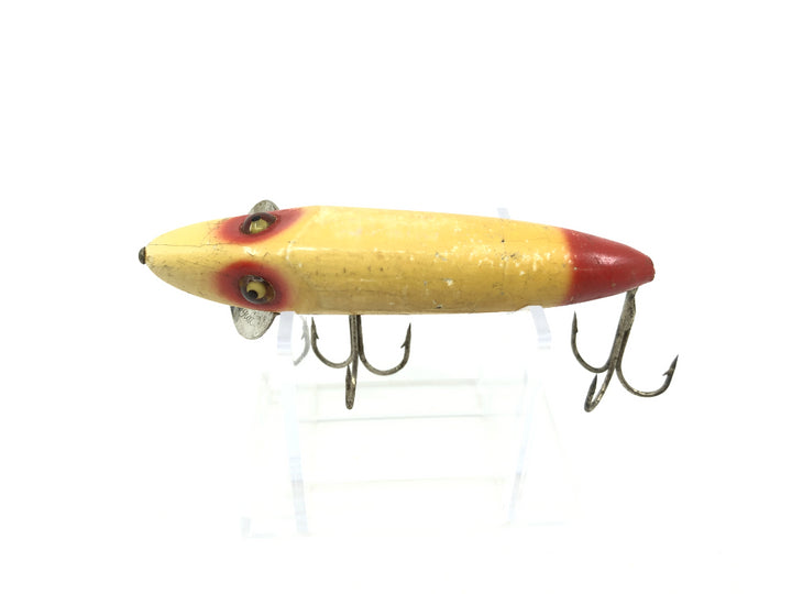 Heddon Wooden Baby Vamp Red and White Color