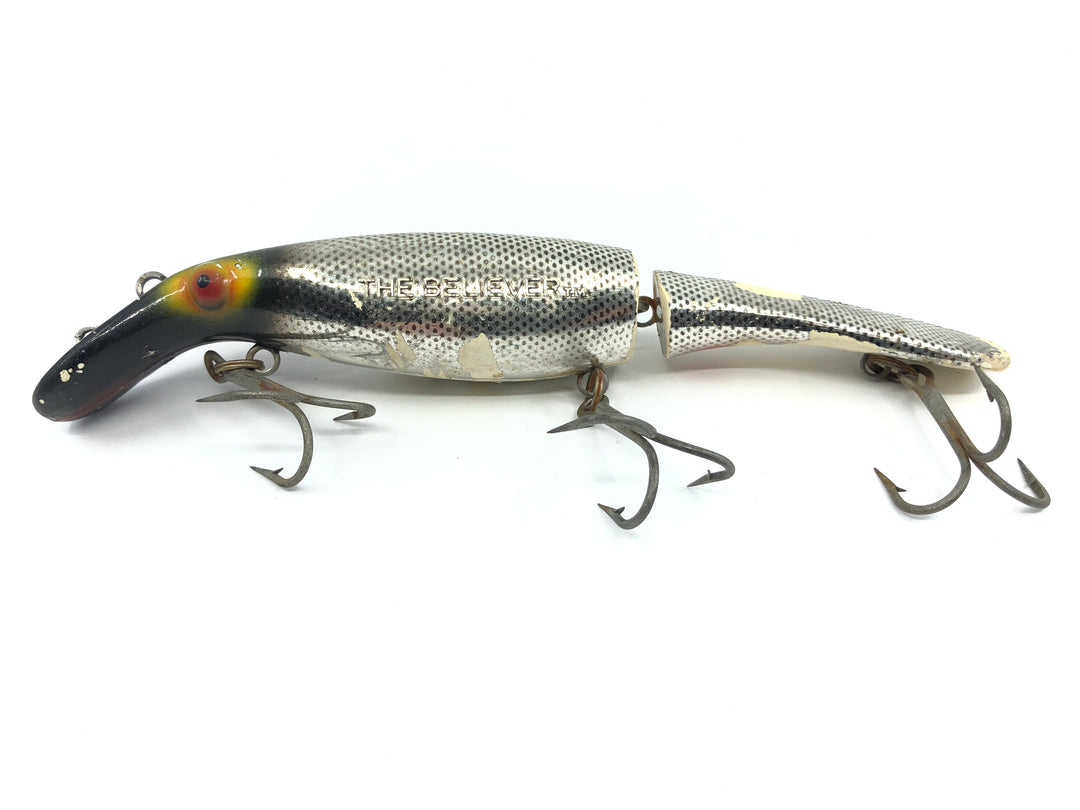Drifter Tackle The Believer 8" Jointed Musky Lure Color 24 Chrome Scale