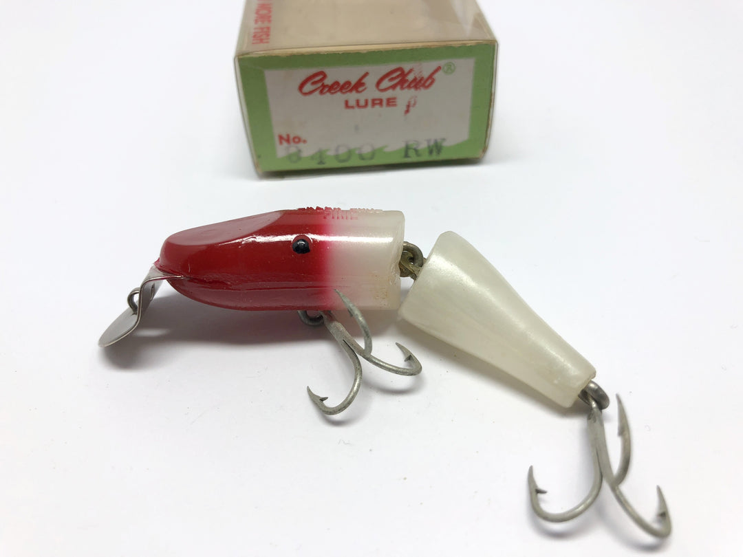 Creek Chub 9400 Jointed Pikie RW Red White New in Box