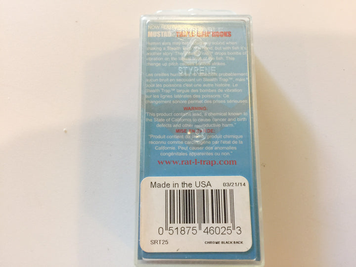 Stealth Trap Bill Lewis Rat-L-Trap New in Box