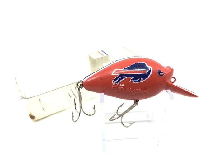 Arbogast Pugnose NFL Buffalo Bills Fishing Novelty Lure with Box
