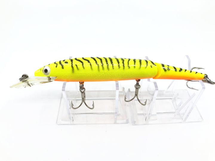 Vintage Rebel Fastrac Jointed Minnow Yellow Black Tiger Stripes Color