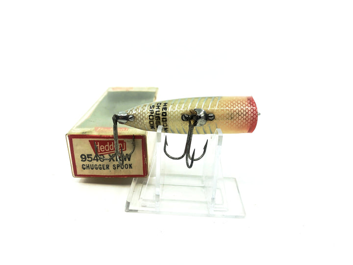 Heddon Chugger Spook 9540-XRW, White Shore Minnow Color, with Box
