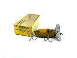 Arbogast Jitterbug 5/8oz Perch Color, Vintage Bugged-Eyed Model (1948-1963)