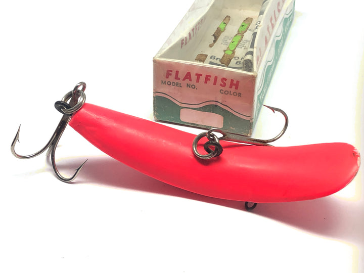Helin Musky Flatfish M2 RFL (Fluorescent Red) with Box