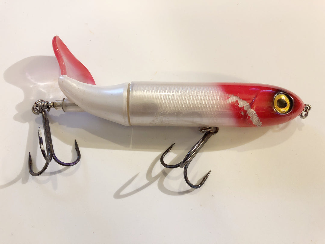 River2Sea Whopper Plopper 1905 Red White Musky Lure