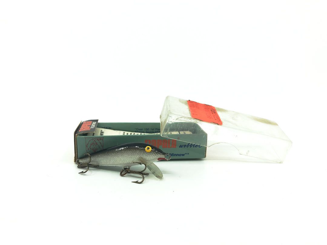 Vintage Rapala Original Floating F05 Silver and Black with Box