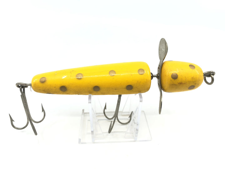 Pflueger Globe Yellow with Gold Dots Color