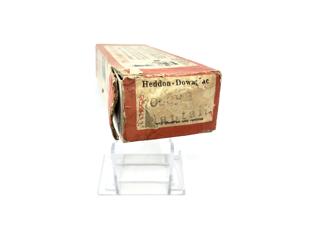 Heddon 7050 RH Giant Flap-Tail Red Head White Body Color with Box