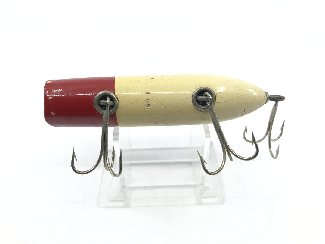 South Bend Bass Oreno 973 RW Glass Eyes Red and White Color with Box