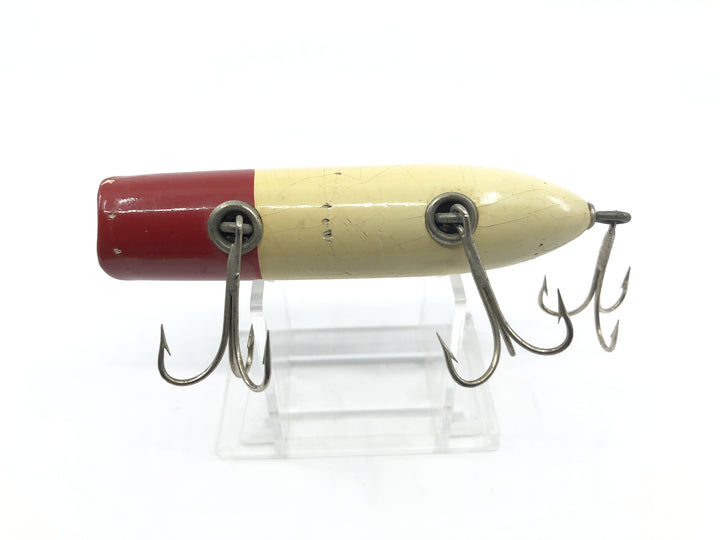 South Bend Bass Oreno 973 RW Glass Eyes Red and White Color with Box