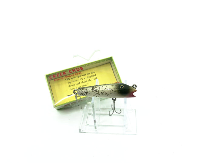Creek Chub Wooden 9000 Spinning Darter Silver Flash Color 9018 with Box