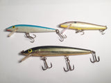 Rapala Lot of 3 Minnows Great Price!