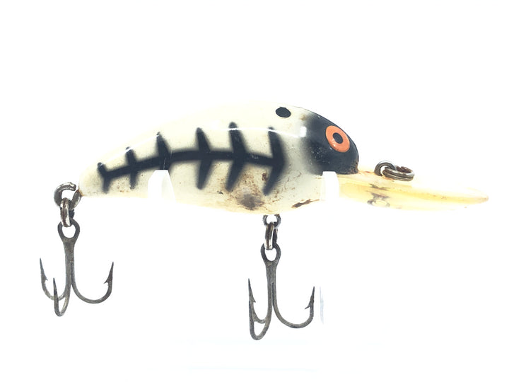 Bomber Model A White Black Ribs
