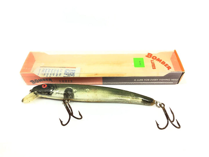 Bomber Magnum Long A 17A Silver Flash/Green Back and White Belly with Box