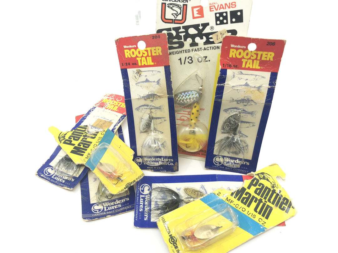 Lot of Rooster Tails and Others on Cards